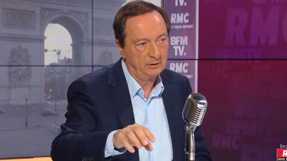 « Si des prix ne sont plus assez rémunérateurs qu’ils [les ministres de l’Agriculture et de l’Économie] décrètent des prix minimaux. On est en situation de crise », a déclaré Michel-Édouard Leclerc, au micro de Jean-Jacques Bourdin sur BFMTV. © Capture d’écran BFM TV